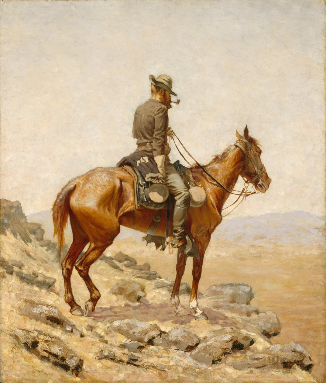 The Lookout tekijältä Frederic Remington