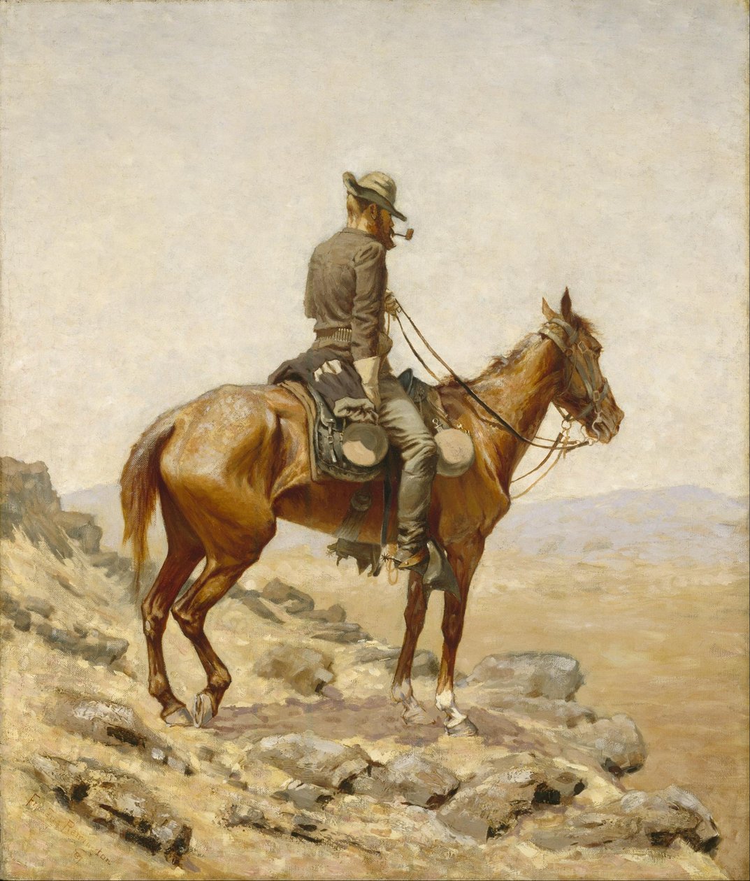 The Lookout tekijältä Frederic Remington