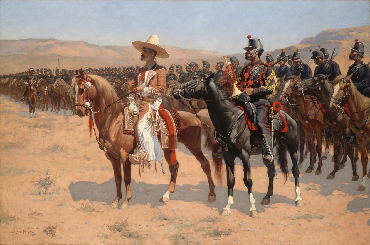 Meksikon majuri tekijältä Frederic Remington
