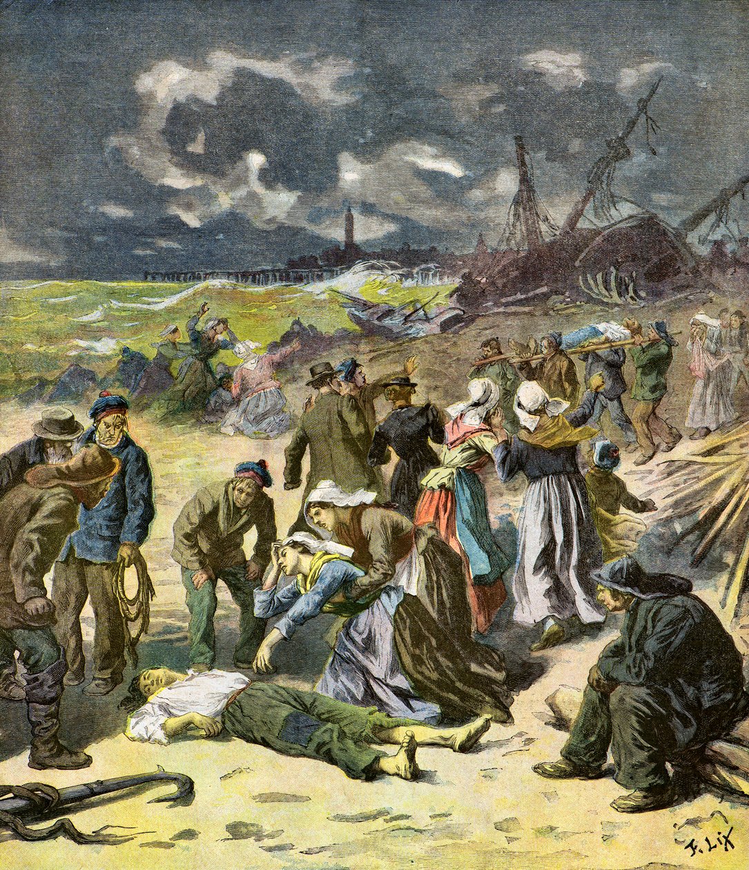 Kuolleiden merimiesten löytyminen tekijältä Frederic Theodore Lix