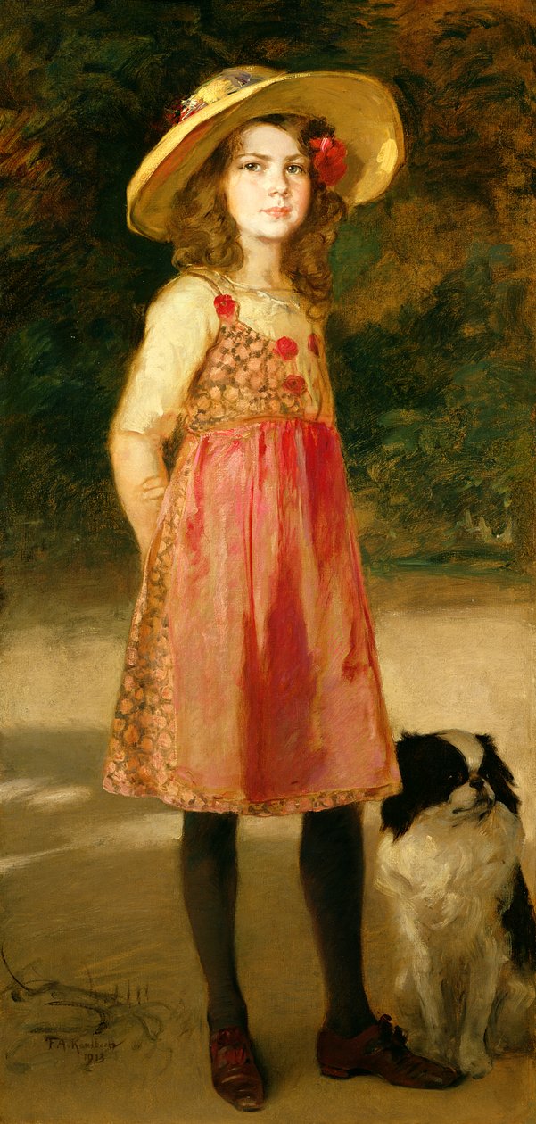 Taiteilijan tytär, Hilde tekijältä Frederich August Kaulbach
