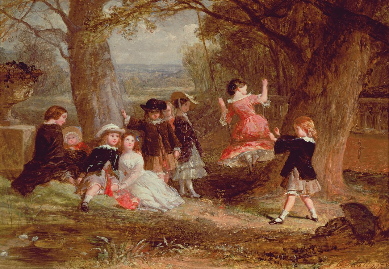 Swing, 1853 (paneeli) tekijältä Frederick Goodall