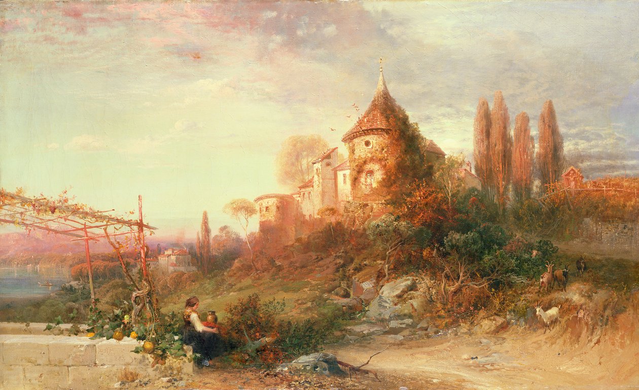 Viinitarhat Meranissa, Tirolissa tekijältä Frederick Lee Bridell