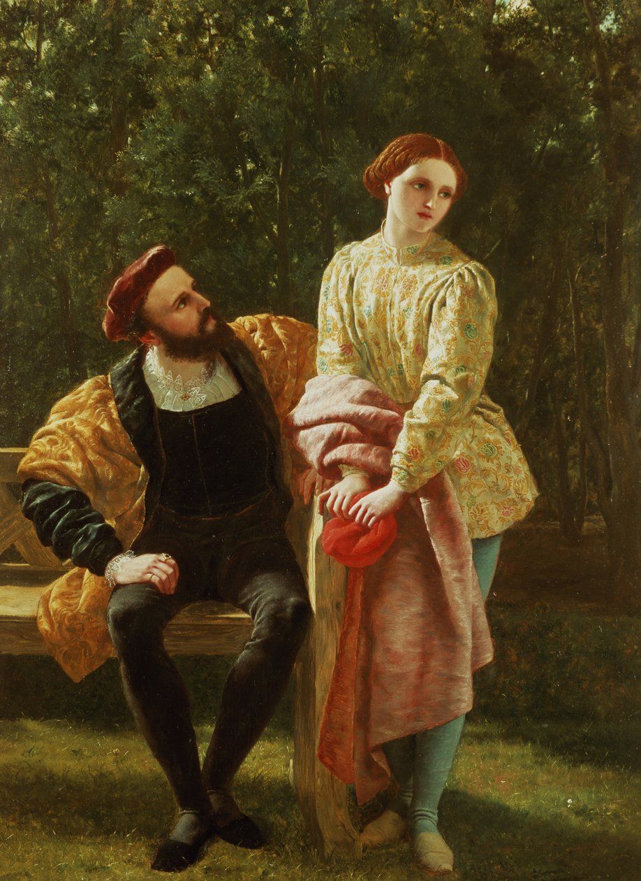 Orsino ja Viola tekijältä Frederick Richard Pickersgill