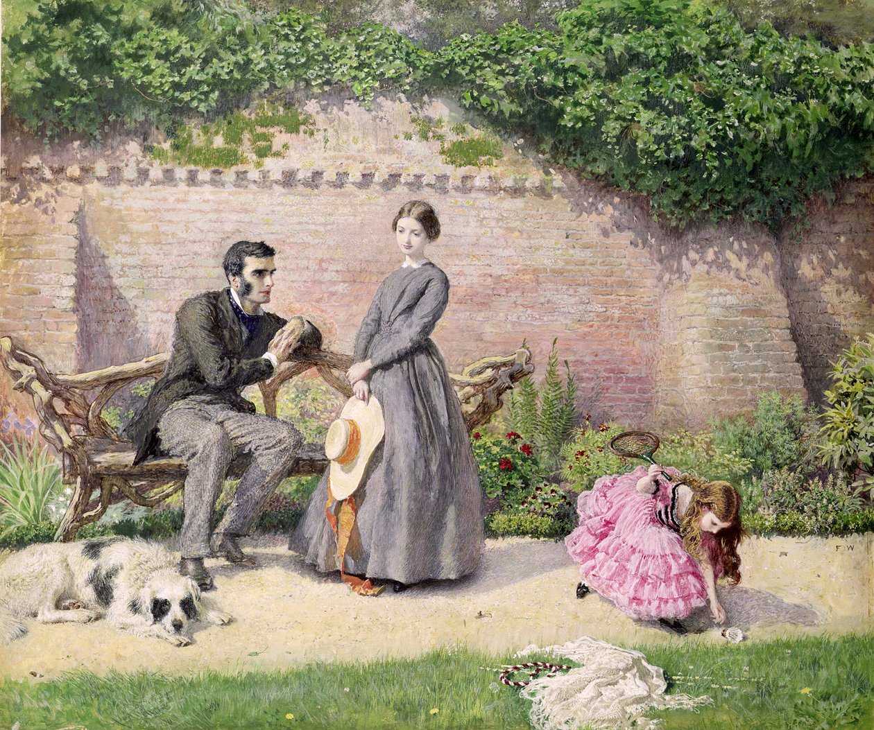 Rochester ja Jane Eyre tekijältä Frederick Walker