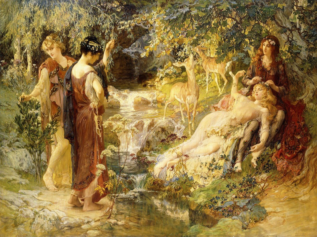 Salainen puu, 1900 tekijältä Frederick Arthur Bridgman