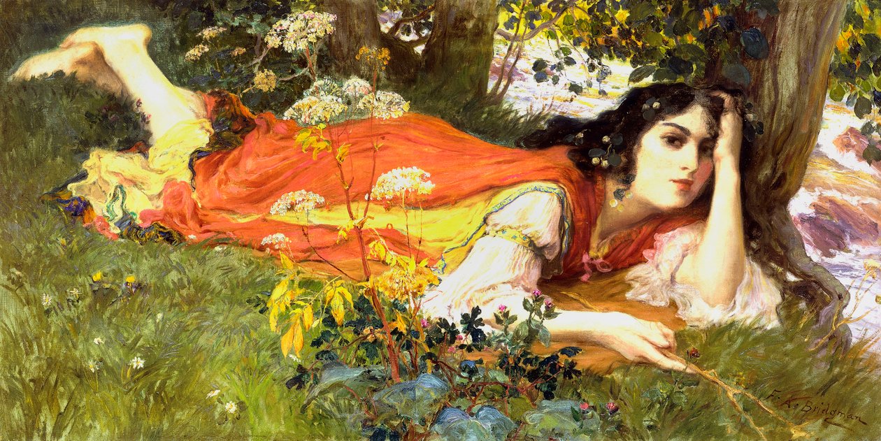 Running Brookissa, tekijältä Frederick Arthur Bridgman