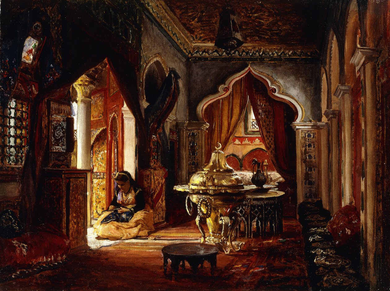Seragliossa, 1879 tekijältä Frederick Arthur Bridgman