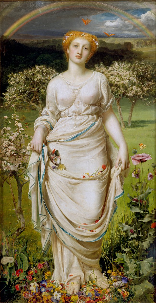 Lempeä kevät, 1865 tekijältä Frederick Augustus Sandys