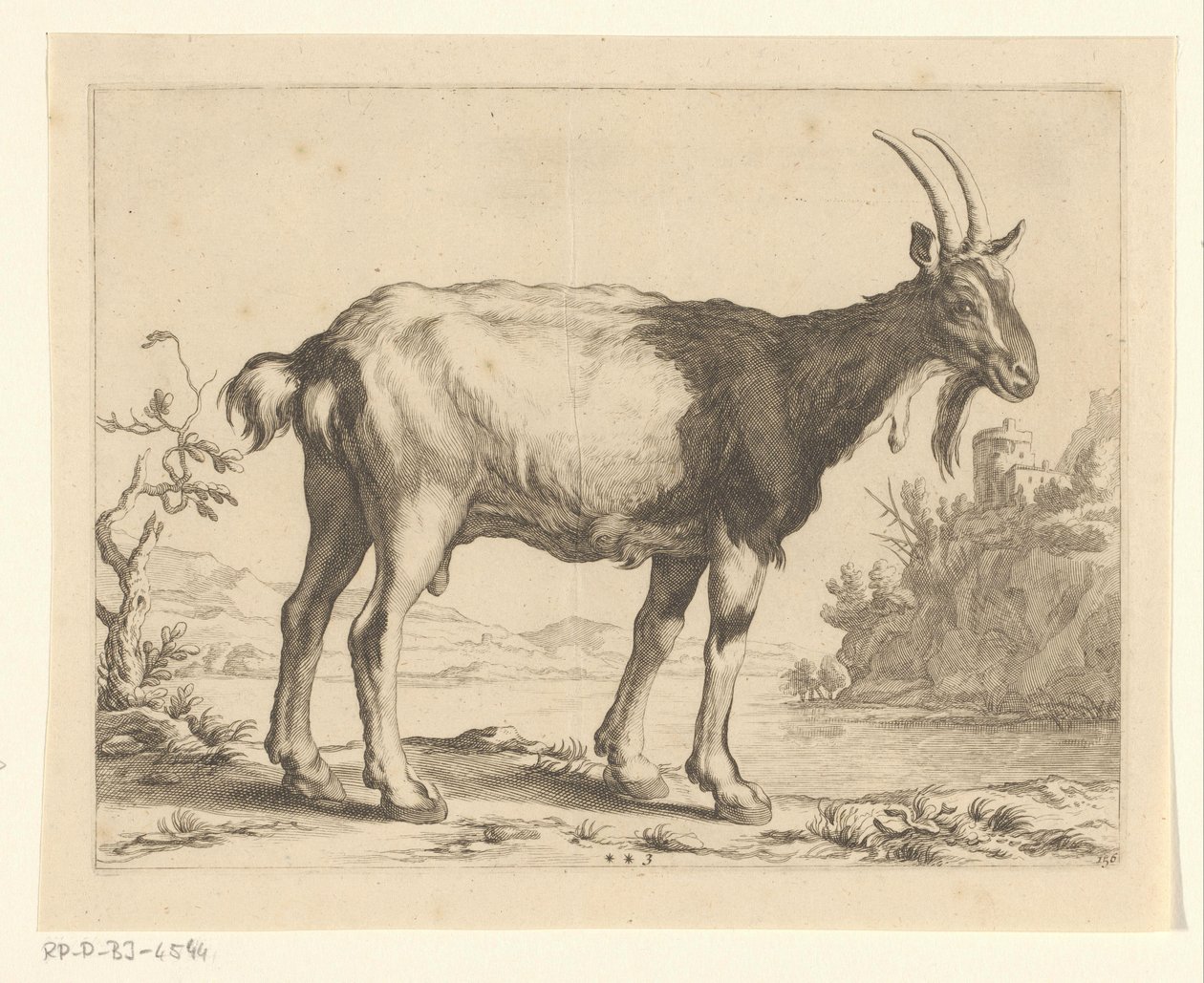 Vuohi Abraham Bloemaertin piirustuskirja (sarjan nimi) tekijältä Frederick Bloemaert