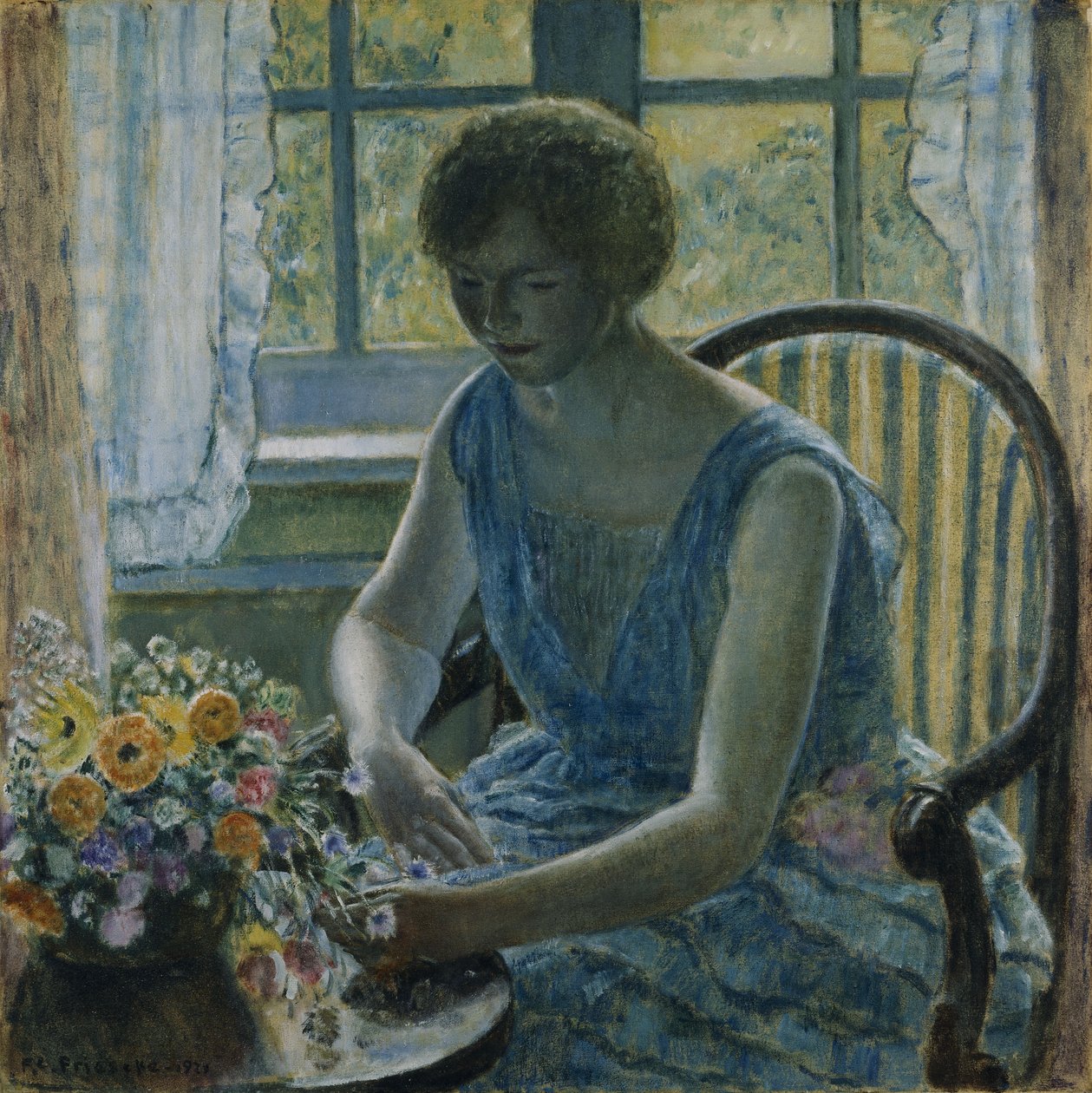 Mahdah tekijältä Frederick Carl Frieseke