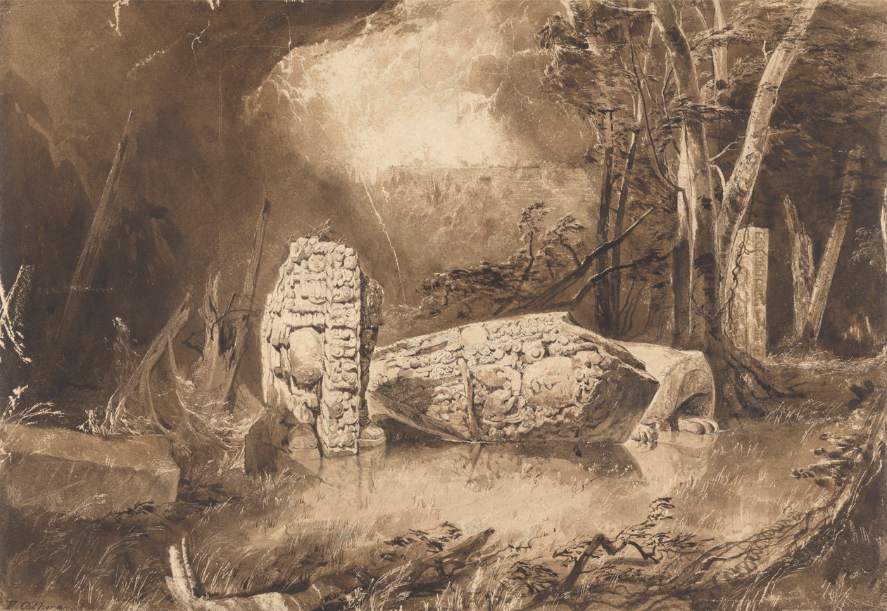 Maya Stella Copanissa, Hondurasissa tekijältä Frederick Catherwood