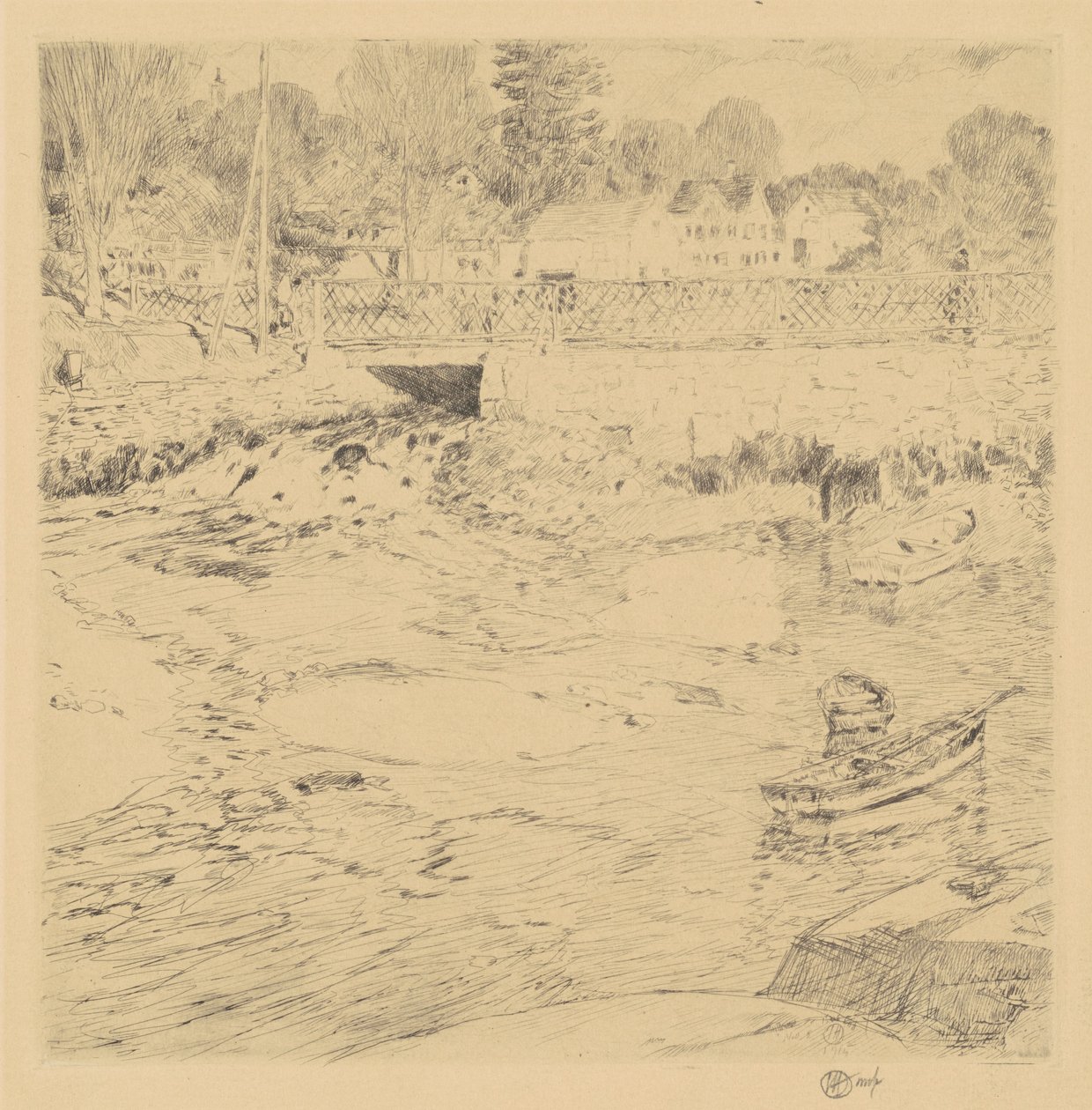 Vanha pitsi, 1915. tekijältä Frederick Childe Hassam