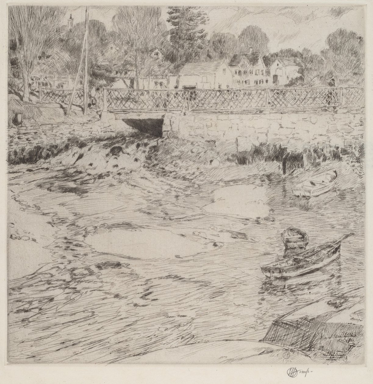 Vanha pitsi, 1915. tekijältä Frederick Childe Hassam
