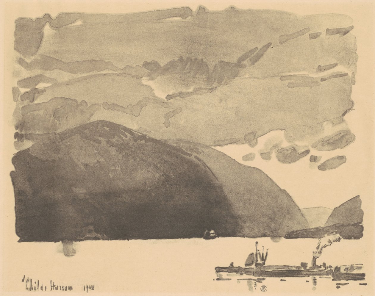Myrskykuningas, 1918. tekijältä Frederick Childe Hassam