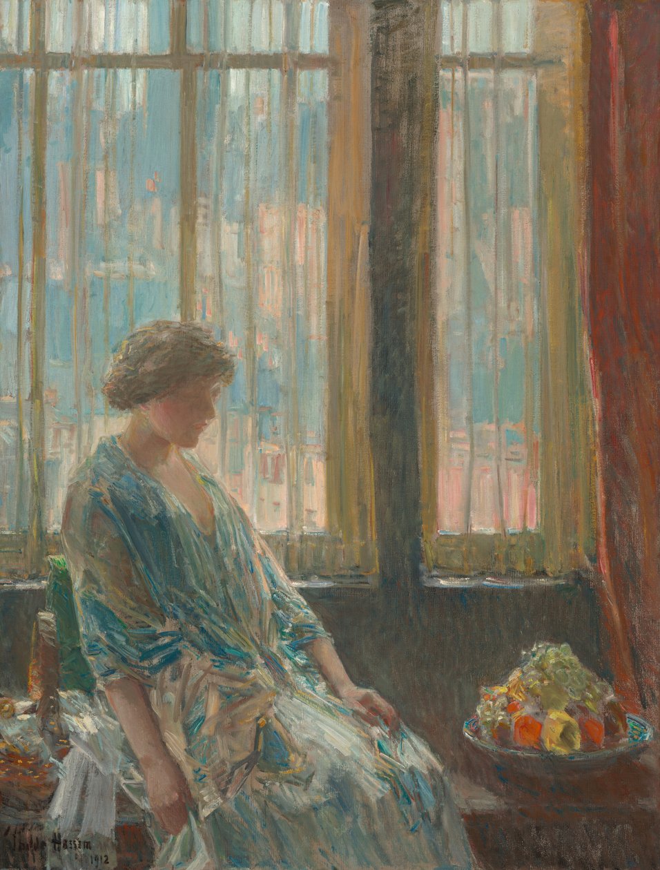 New Yorkin ikkuna, 1912. tekijältä Frederick Childe Hassam