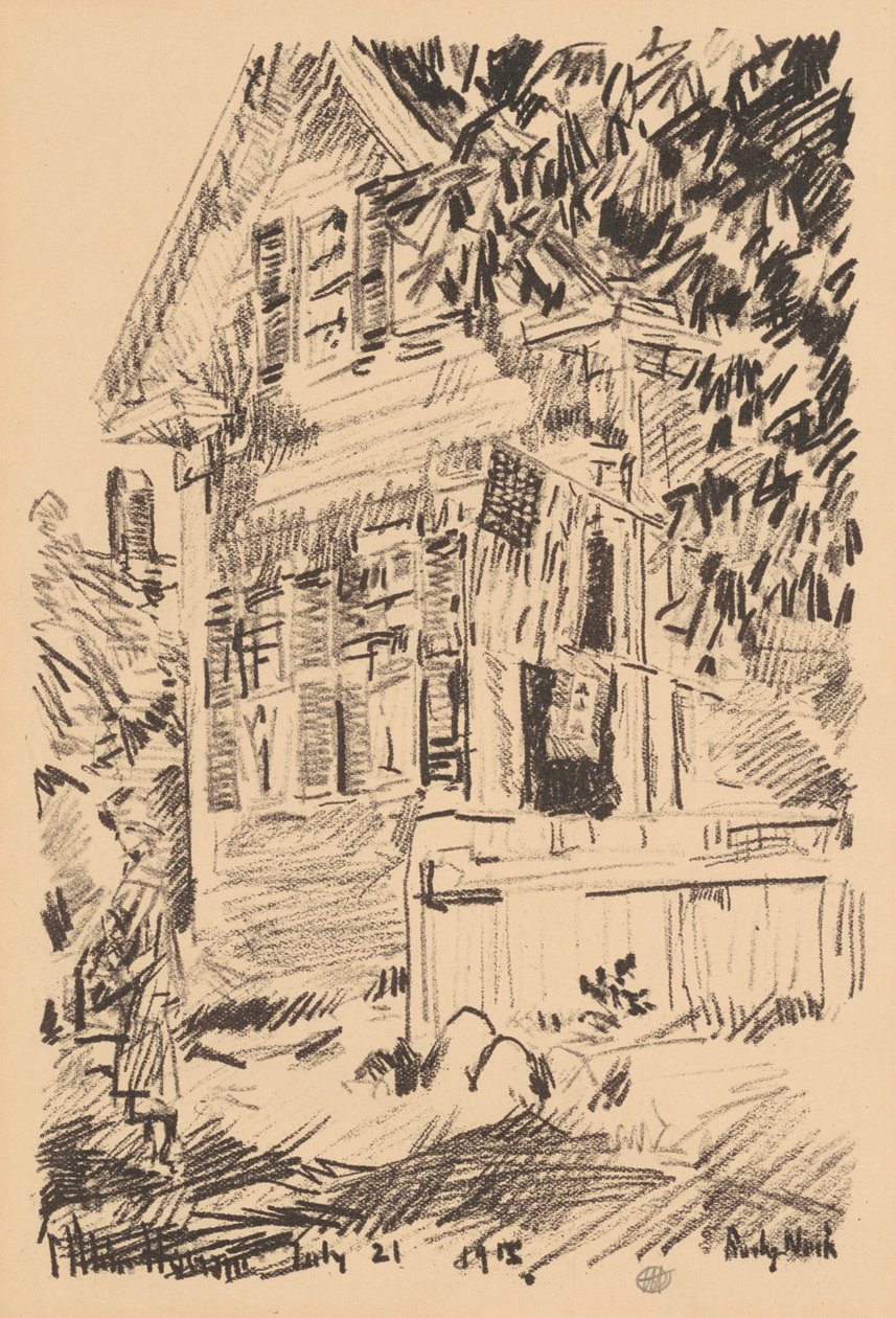 Palvelulippu, 1918. tekijältä Frederick Childe Hassam