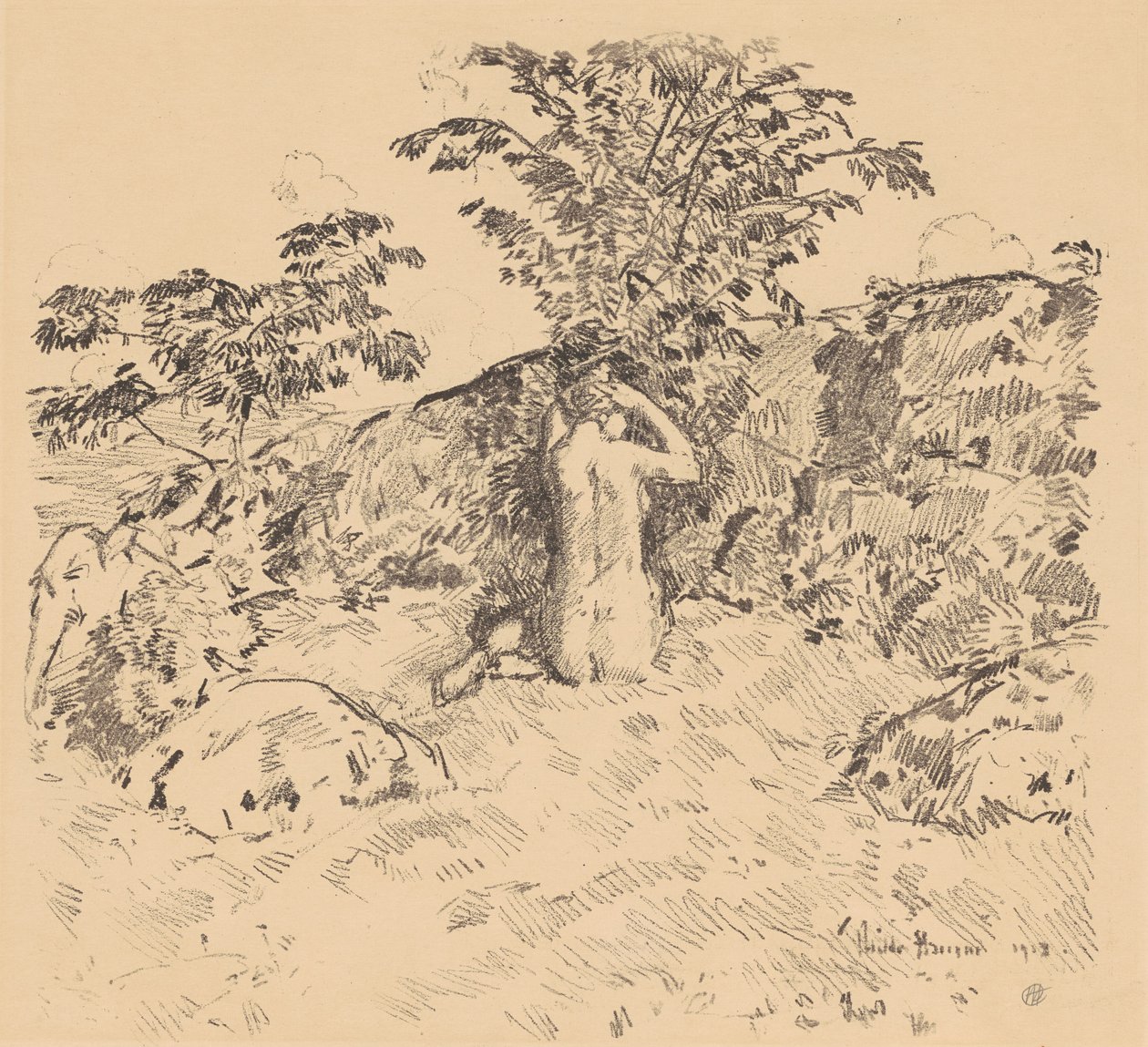 Villikirsikkapuu, 1918. tekijältä Frederick Childe Hassam