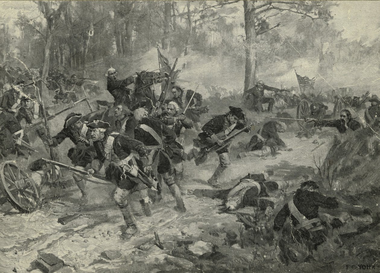 Eutaw Springsin taistelu, 1903 tekijältä Frederick Coffay Yohn
