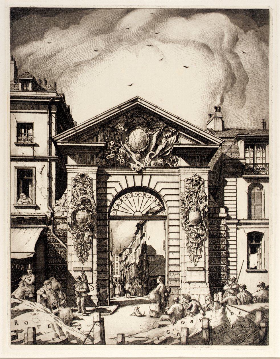 Rouen, Porte de Guillaume tekijältä Frederick G. Hall