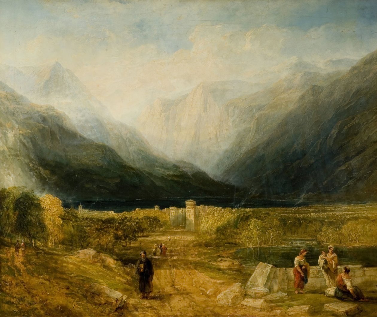 Sarazana, Pohjois-Italia, 1837-1840. tekijältä Frederick Henry Henshaw