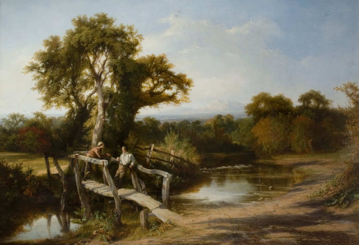Worcestershiren maisema syksyllä 1843. tekijältä Frederick Henry Henshaw