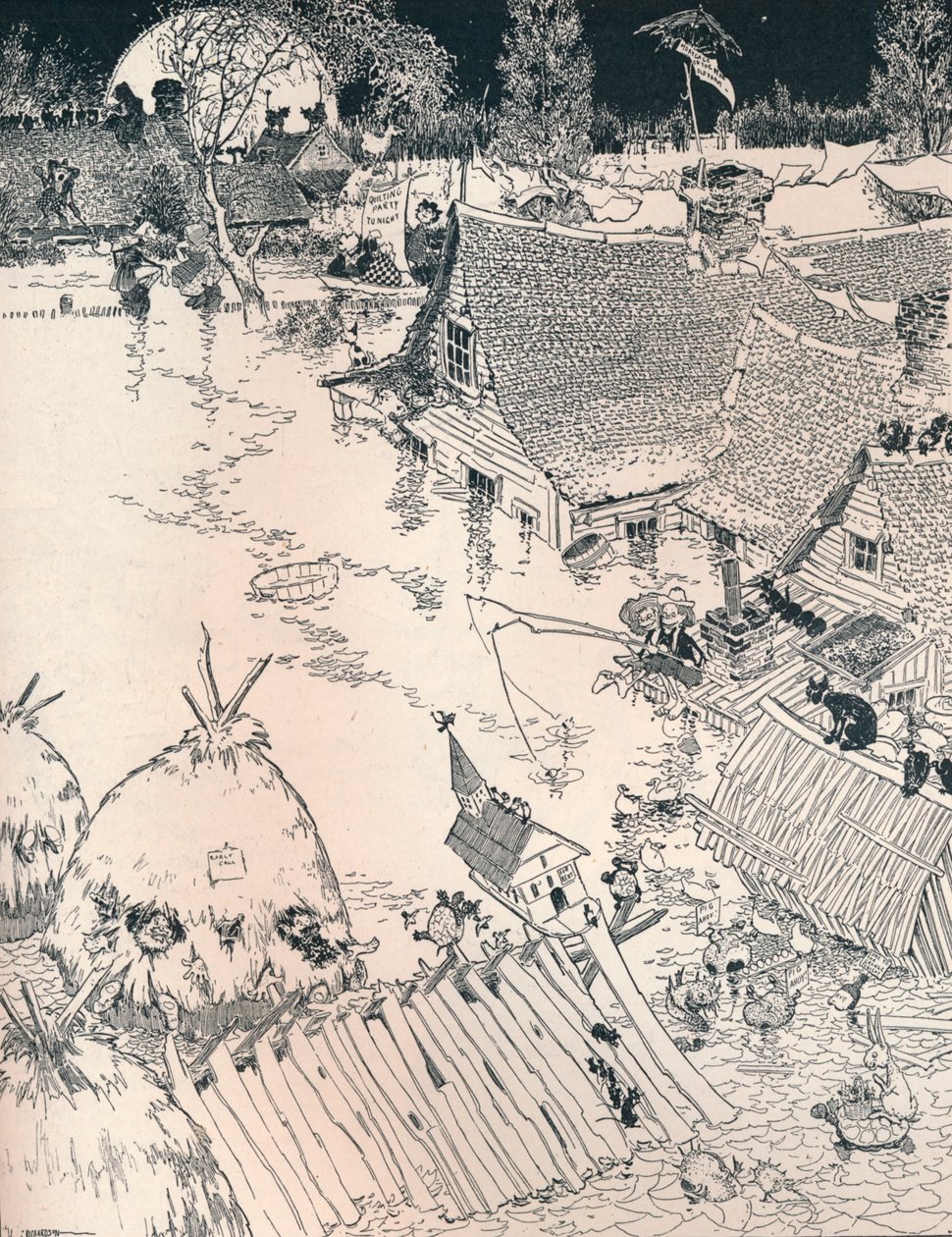 High Times on the Desplaines, c1890 tekijältä Frederick Richardson