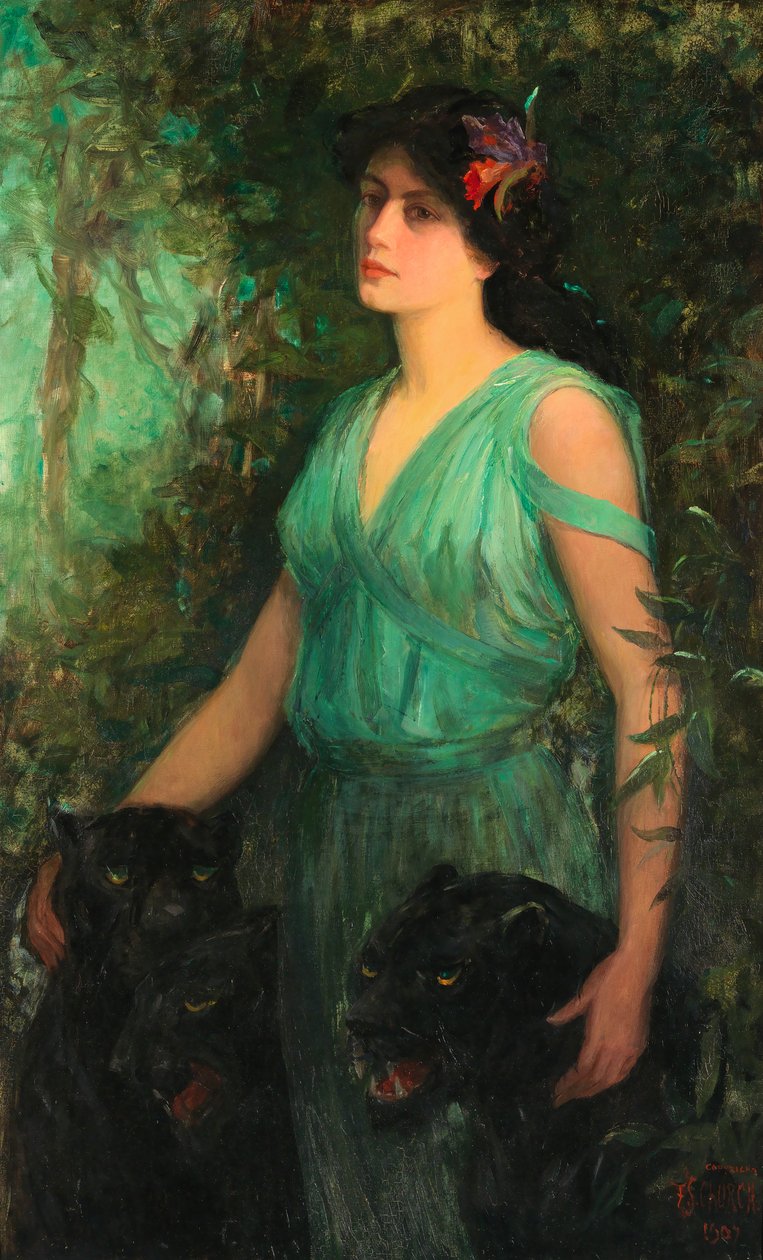 Musta orkidea, 1907. tekijältä Frederick Stuart Church