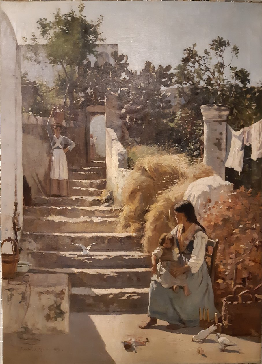Kohtaus Caprilla tekijältä Frederick William Jackson