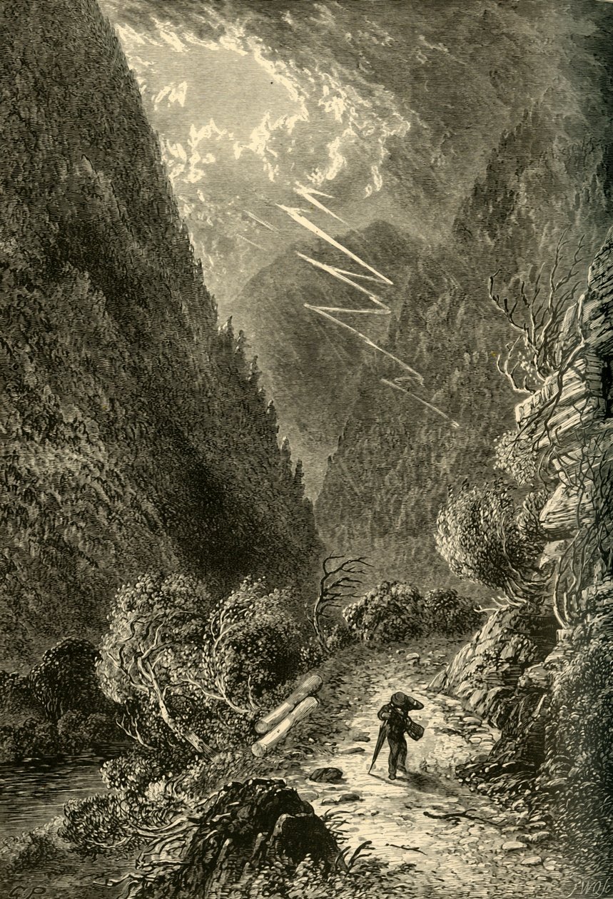 "Sinking Run, Above Tyrone", 1874. tekijältä Frederick William Quartley