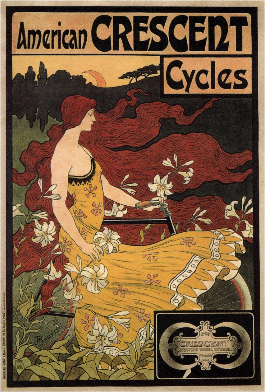 Crescent Cycles, 1899 tekijältä Frederick Winthrop Ramsdell