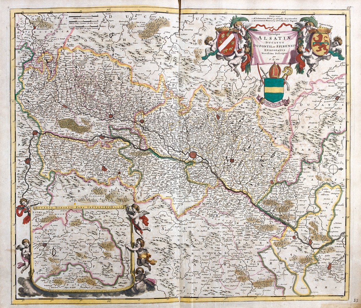 Alsace, Ranska tekijältä Frederick de Wit