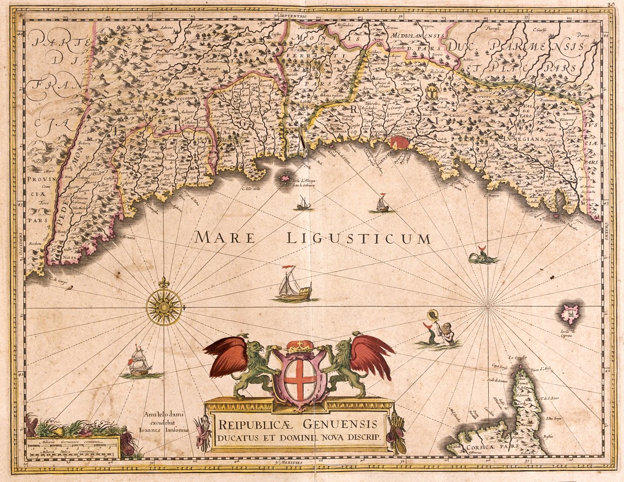 Liguria, Italia tekijältä Frederick de Wit