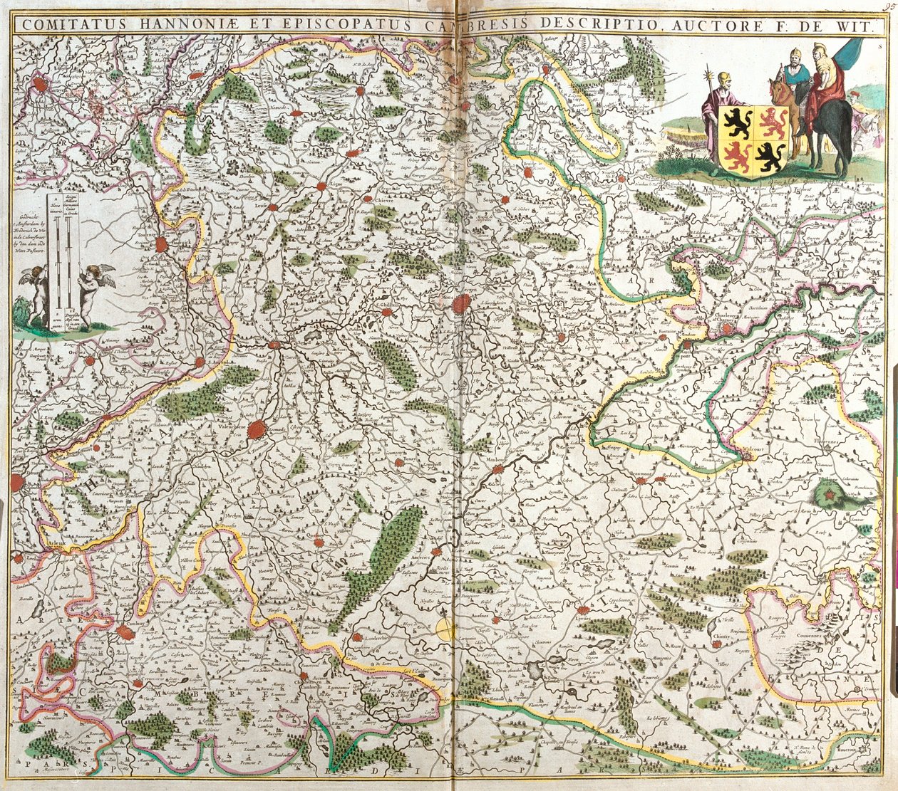 Vallonia, Nord-Pas-de-Calais, Belgia, Ranska tekijältä Frederick de Wit