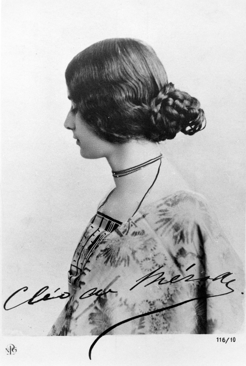 Cleo de Merode, noin 1890-luku tekijältä French Photographer