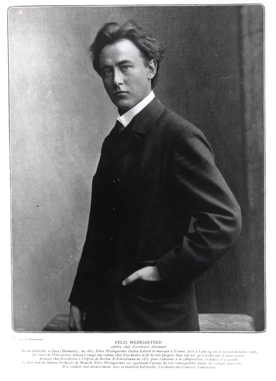 Felix Weingartner (1863-1942) 1903 tekijältä French Photographer