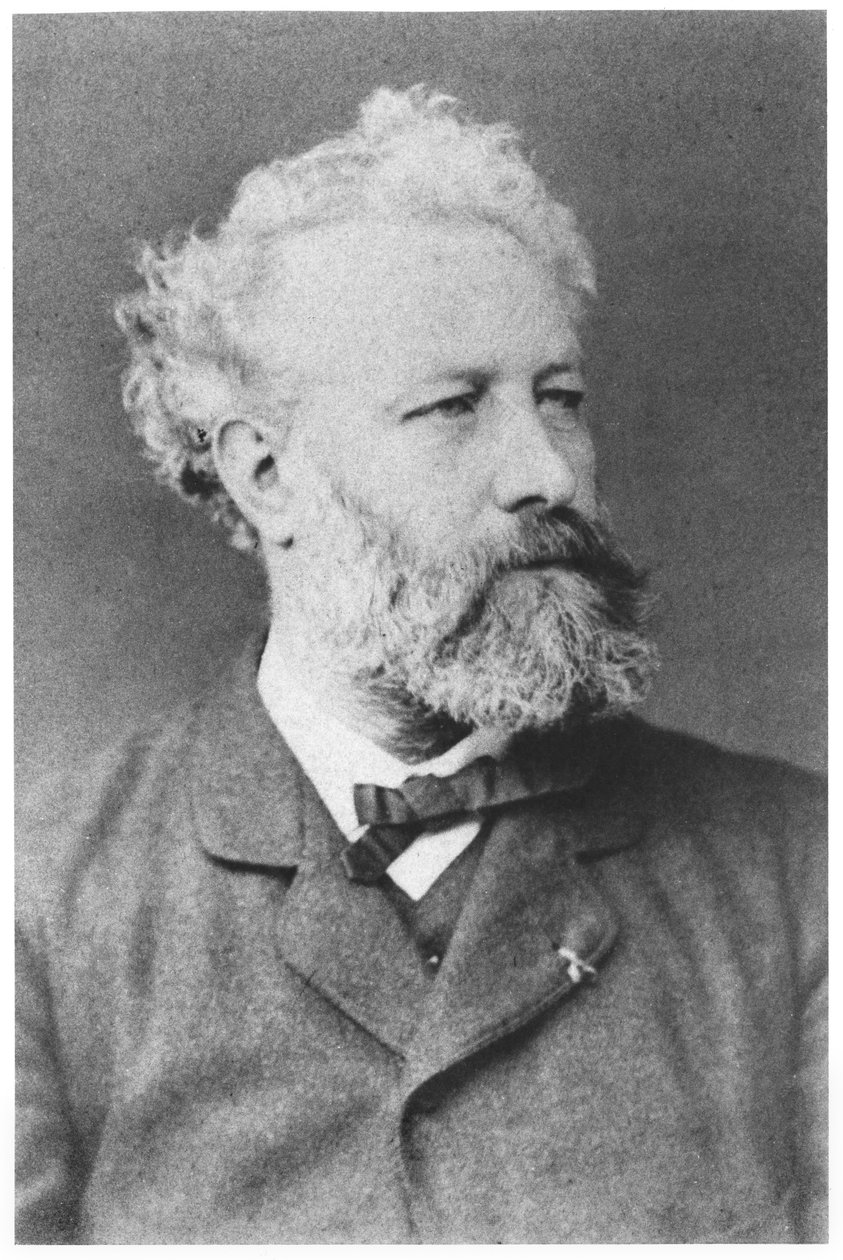Jules Vernen (1828-1905) muotokuva 1800-luvun lopulla tekijältä French Photographer