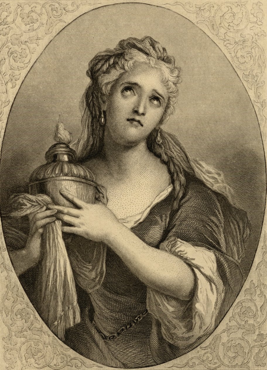 Adrienne Lecouvreur (1692-1730) tekijältä French School