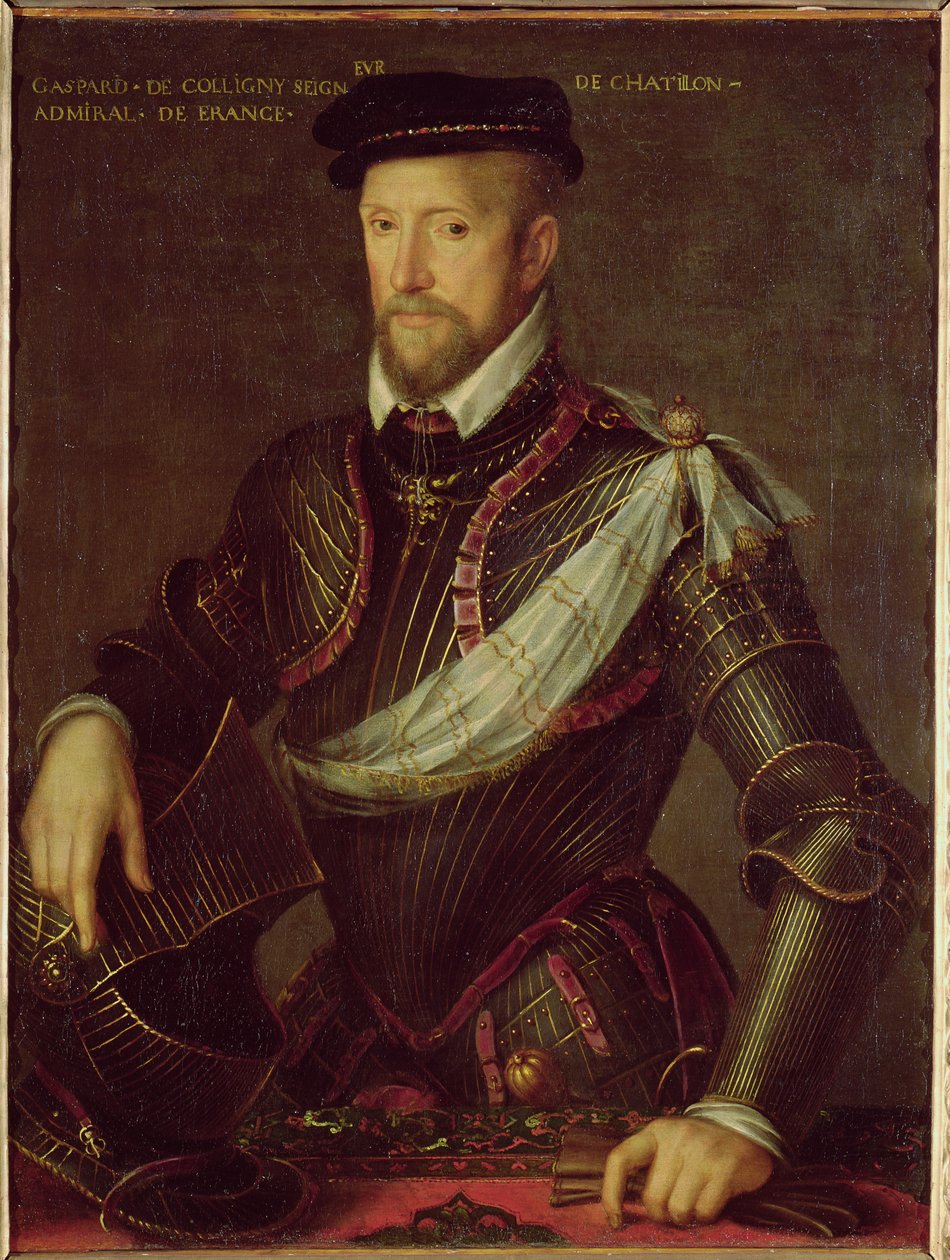 Gaspard II Coligny (1519-72) Ranskan amiraali tekijältä French School