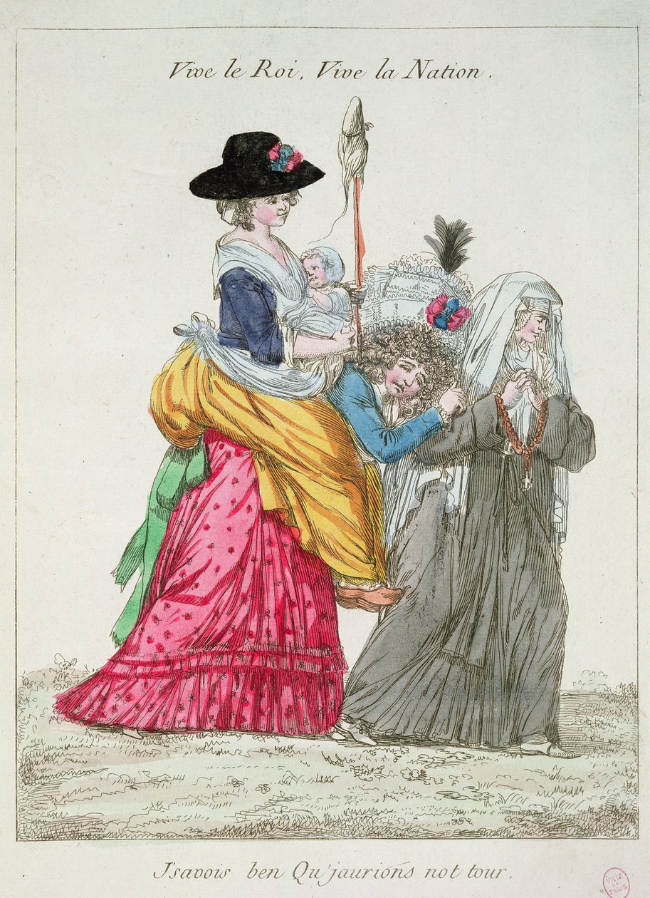 Eläköön kuningas, eläköön kansakunta. Tiesin varsin hyvin, että ennemmin tai myöhemmin olisi meidän vuoromme, 1789... tekijältä French School