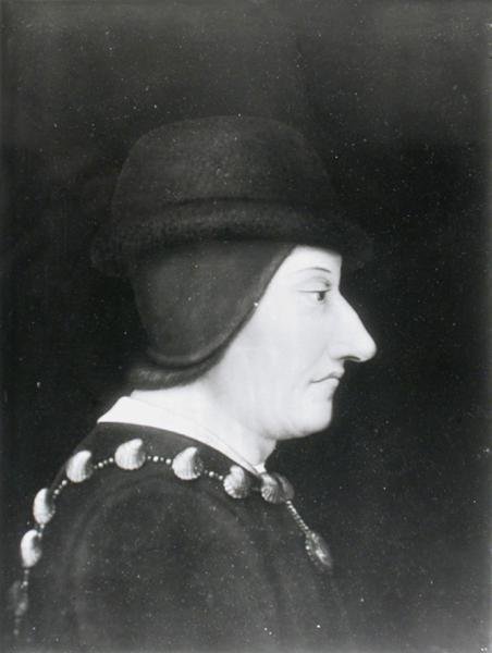 Ludvig XI (1423-83) noin 1490 tekijältä French School