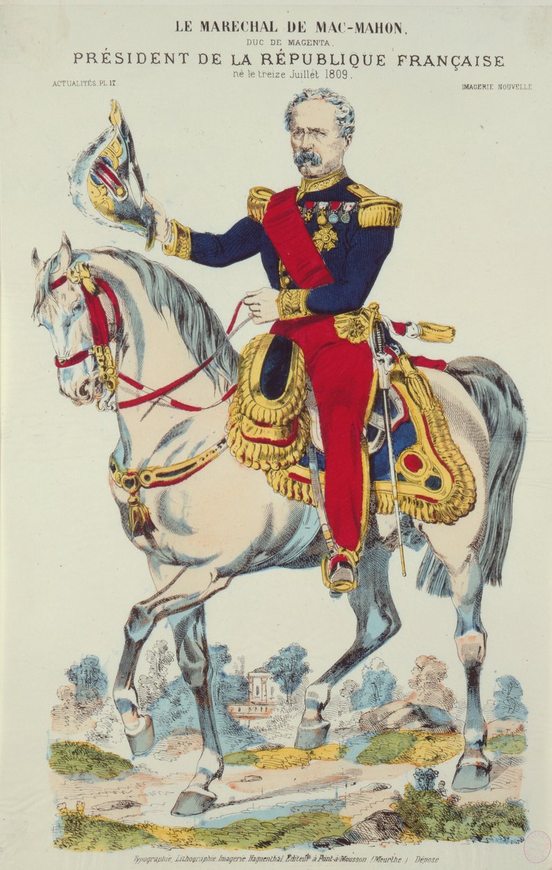 Marsalkka Edme Patrice Maurice de Macmahon (1808-93) tekijältä French School