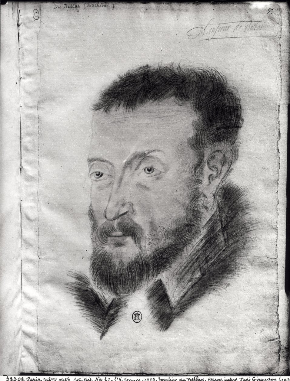NA fol.5 Joachim du Bellay (1522-60) tekijältä French School