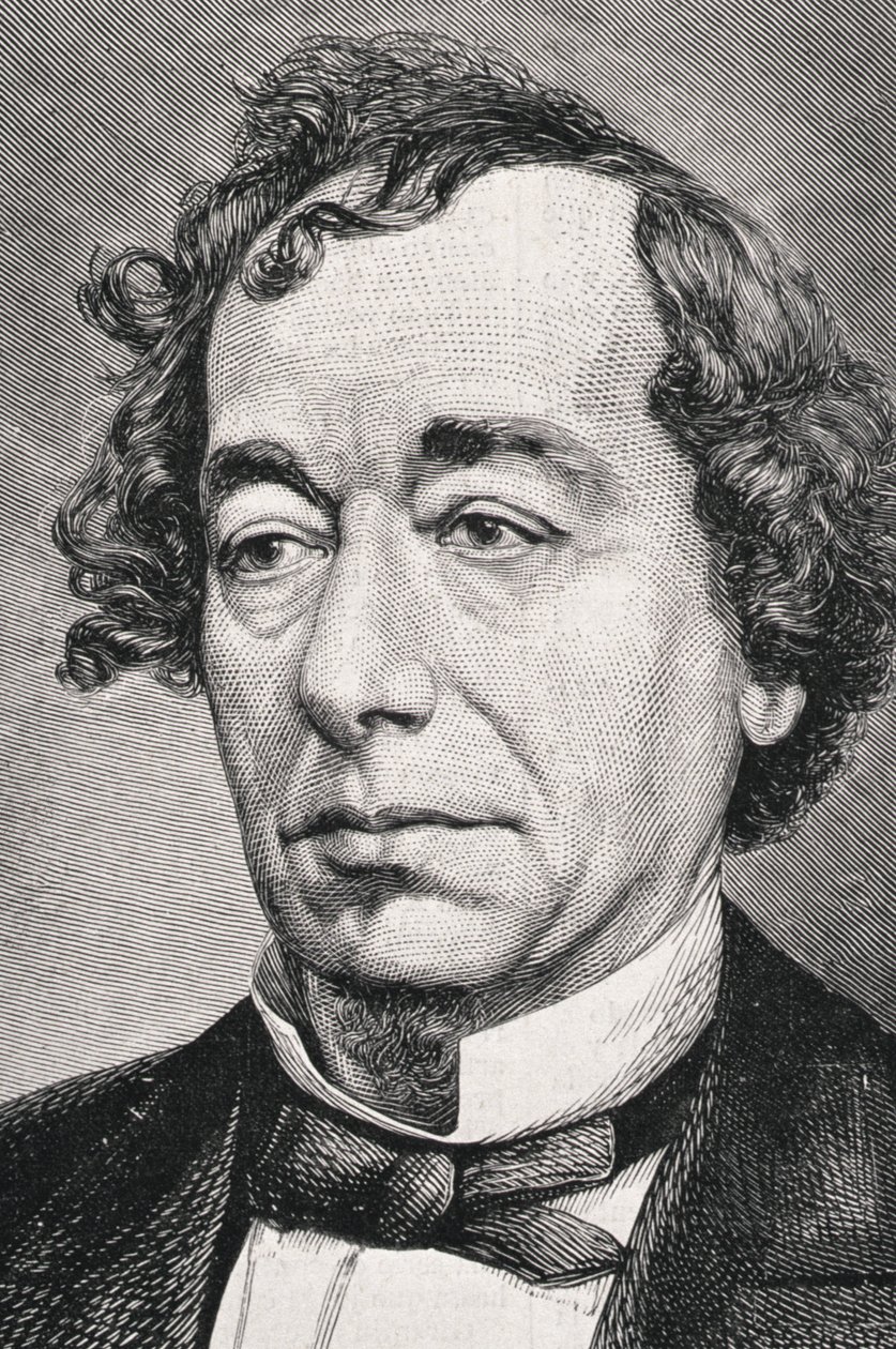 Muotokuva Benjamin Disraelista, Beaconsfieldin ensimmäisestä jaarlista (1804-81) tekijältä French School