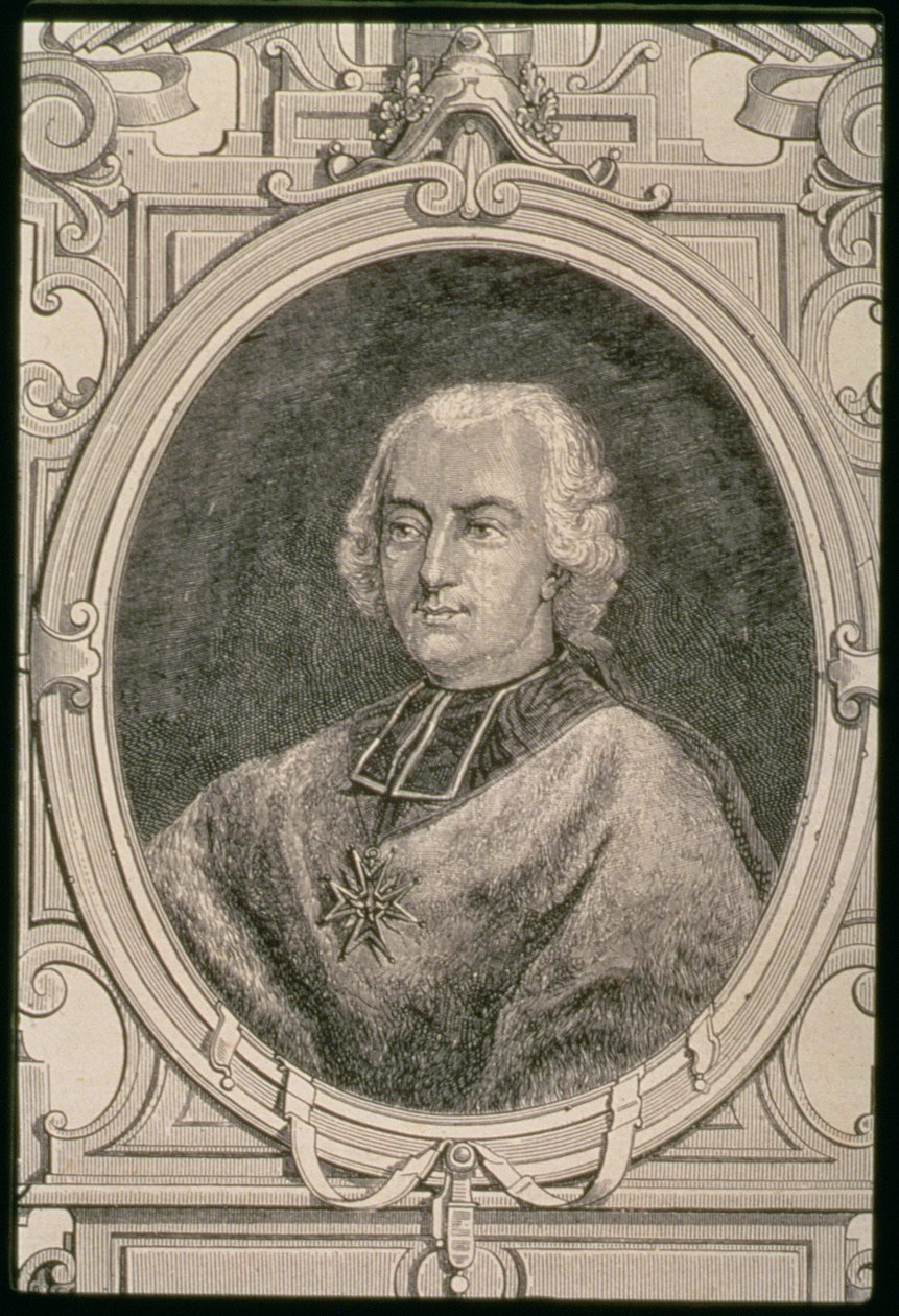 Muotokuva Louis Rene Edouardista, Rohan-Guemeneen prinssistä (1734-1803) tekijältä French School
