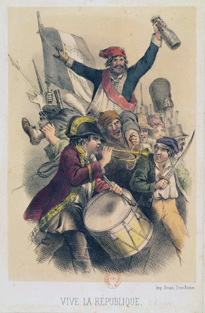 Vive la Republique, 1848 tekijältä French School