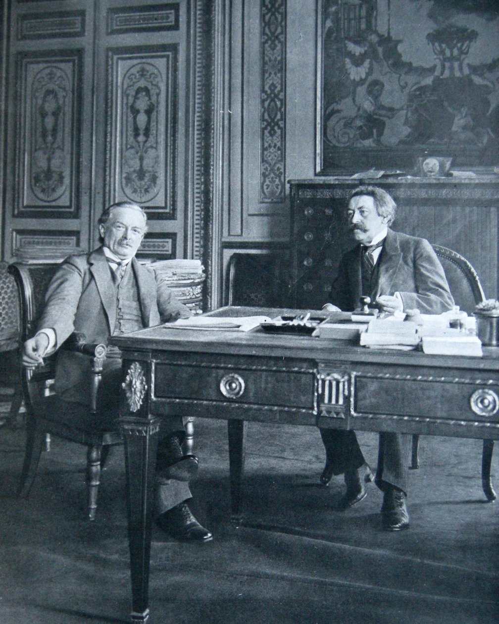 Lloyd George ja Aristide Briand, 1916 tekijältä French Photographer