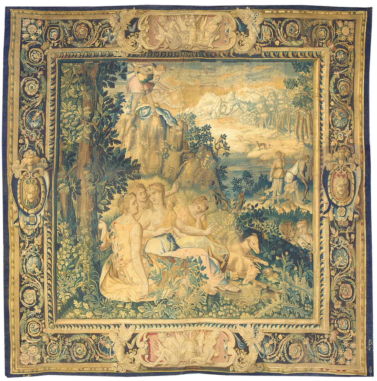 Pariisin mytologinen kuvakudos, n. 1620 (kuvakudos) tekijältä French School