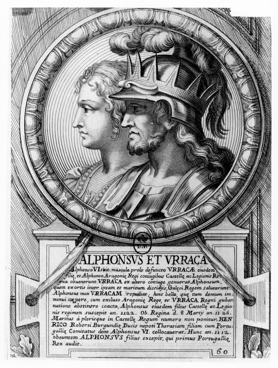 Alfonso I, Taistelija ja Urraca (kaiverrus) tekijältä French School