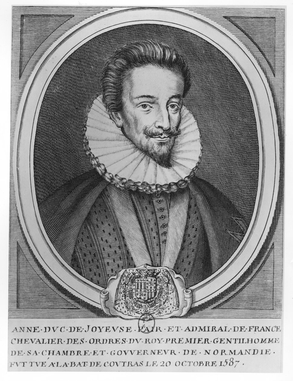 Anne, Joyeusen herttua (kaiverrus) tekijältä French School